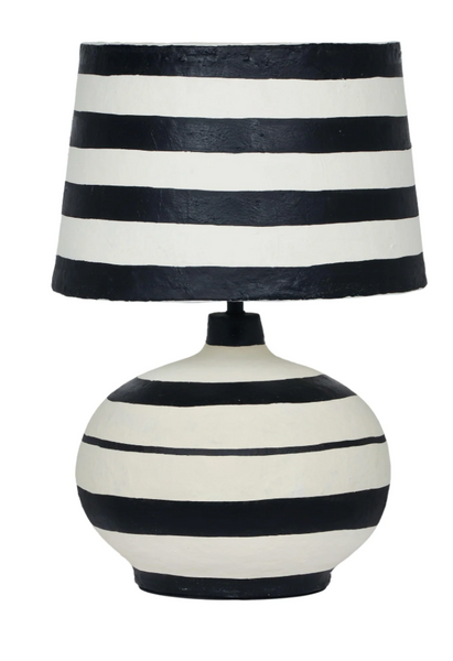 Oakleaf Striped Table Lamp