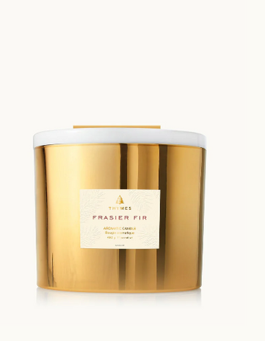 Frasier Fir Gold 3-Wick Candle