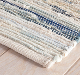 Dash & Albert :: Denim Rag Woven Cotton Rug