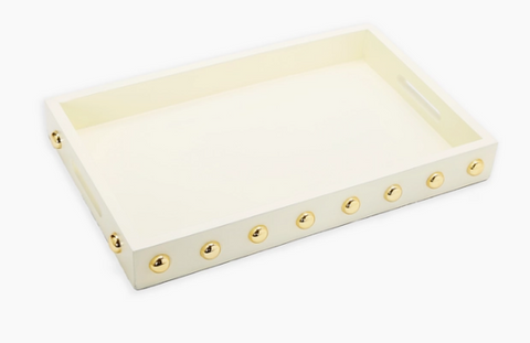 Gold Ball Serving Tray