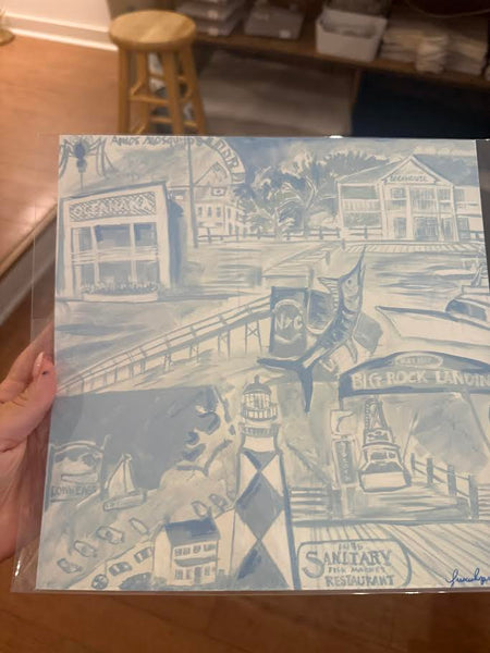 Crystal Coast Print By Frances Purvis