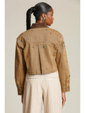 Bejeweled Cotton Jacket
