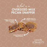 Milk Chocolate Pecan Snappers