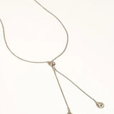 Trésor Non-Tarnish Adjustable Lariat Drop Necklace