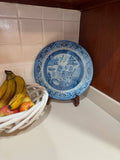 Grandmillennial China Plate Cutting Board: Reticulated Rose Medallion