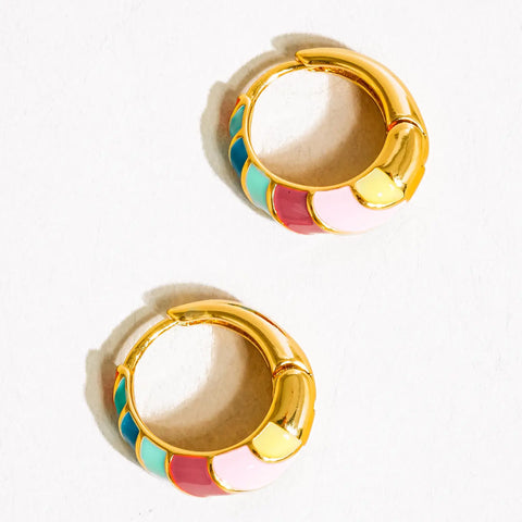 Paloma Colorful Striped Hoops