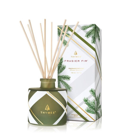 Frasier Fir Frosted Plaid Petite Reed Diffuser