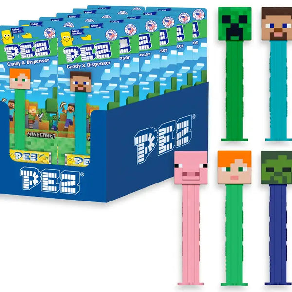 Pez Minecraft Candy Dispensers