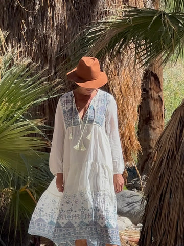 Kayla Printed Long Dress