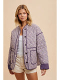 Floral Quilted Puffer Jacket