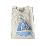 Patchwork Sailboat Boxy T-Shirt