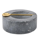 Marble Pinch Pot with Spoon