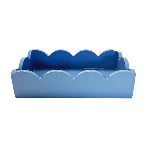 Scalloped Guest Towel Holder | Cornflower