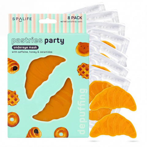 Pastries Party Croissant Depuffing Undereye Patches | 8 Pack