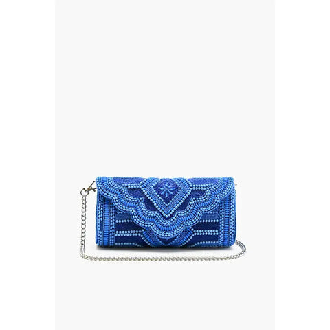 Cobalt Blue Glamour Clutch