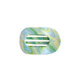 By the Sea Shore | Small | Flat Round Hair Clip