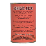 Can O' Shrimp - EcoFriendly Plush Gift for Fishermen w/Jokes: Pop Top Lid