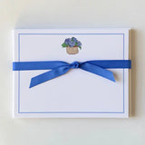 Hydrangea Basket - Flat Note Cards