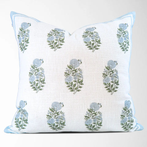 Genevieve Block Print Pillow Cover