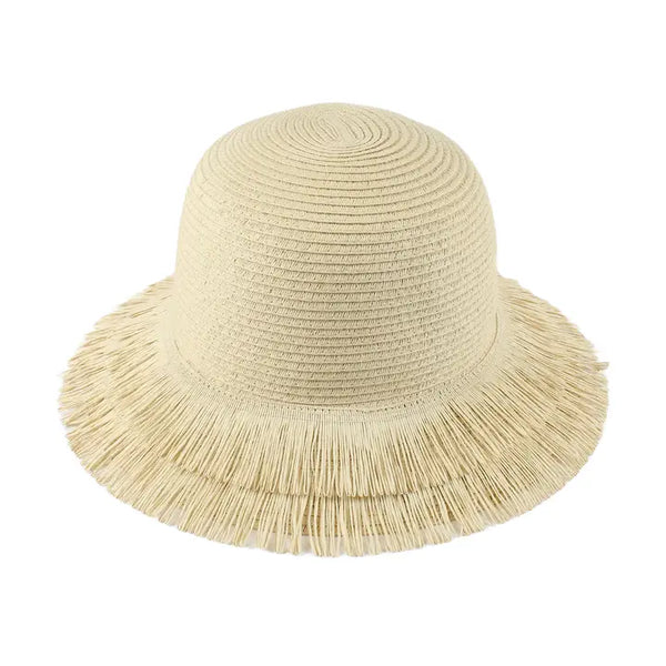 Paper 3" Fringed Brim Hat