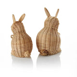 Rattan Easter Rabbits (Set of 2)