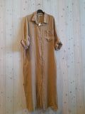 Linen Long Button Down Dress