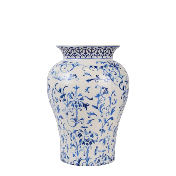 Harmony Garden Vase Blue/White