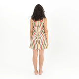 Linen Blend A-Line Mini Dress