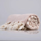 Flatwoven Turkish Towel - Striped Design Beach Towel