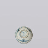 Small Blue and White Porcelain Floral Bouquet Dish