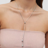Trésor Non-Tarnish Adjustable Lariat Drop Necklace