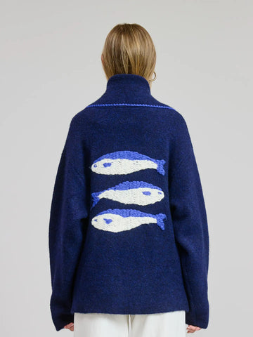 Sardine Sweater Cardigan (One Size)