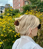 Hand-Painted Snail Claw Hair Clip