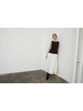 Drop Waist Pleated Midi Dress