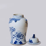 Blue & White Phoenix Temple Jar