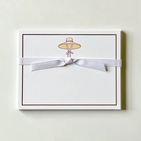 Straw Hat - Flat Note Cards