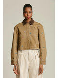 Bejeweled Cotton Jacket