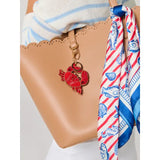 Crab Beaded Bag Charm/Key Ring