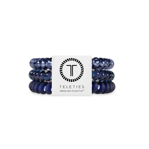 Spiral Hair Coils | Small | Nightfall Navy Hair Ties