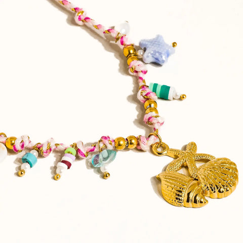 Summer Rope Charm Necklace
