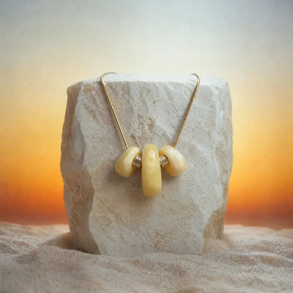 Resin Pendant Summer Necklace