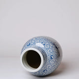 Blue and White Porcelain Double Happiness Mallet Vase