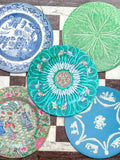 China Plate Grandmillennial Mousepad: Blue & White