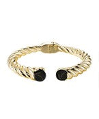 Stone and Texture Cuff