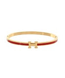 Initial Colorful Bangle Bracelet