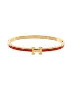 Initial Colorful Bangle Bracelet