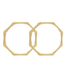 Vintage Bamboo Textured Bracelet Set