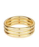 3 Row Stackable Metal Bracelet