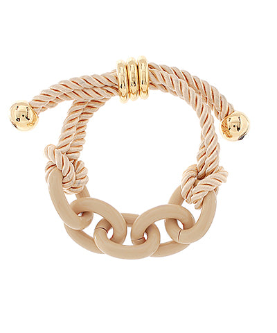 Color Coated Chain Link Antique Bracelet