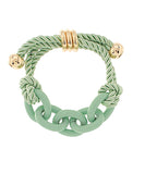Color Coated Chain Link Antique Bracelet